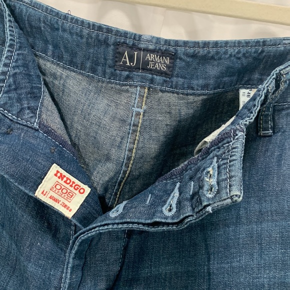 Armani Exchange jeans Straight Leg Lightweight sz 32 weekend streetwear preppy - Picture 6 of 8